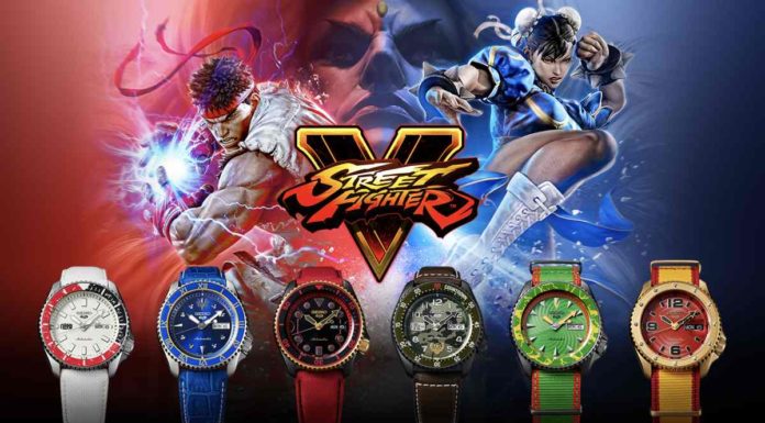 Seiko 5 Sports X Street Fighter V – a győztes kombó Seiko 5 Sports X Street Fighter V