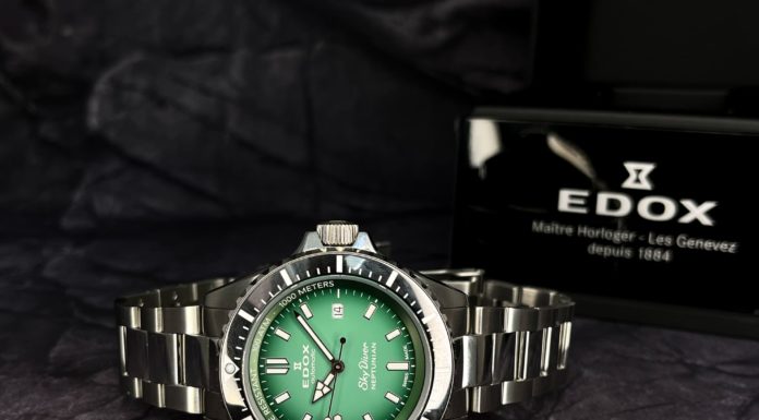 Edox Neptunian Sky Diver – 1000 méter lett, maradhat? Edox Neptunian Sky Diver