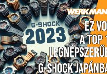 2023 legnépszerűbb G-Shock modelljei Japánban! TOP 10 részletesen, TOP 50-ig mindet bemutatom G-Shock rangsor 2023 Japán