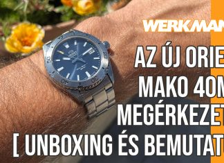 Az új Orient Mako 40mm megérkezett – Unboxing és bemutató Orient Mako 40mm
