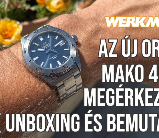 Az új Orient Mako 40mm megérkezett – Unboxing és bemutató Orient Mako 40mm