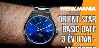 Orient Star Basic Date tartós teszt 3 év után – megérte? Orient Star Basic Date