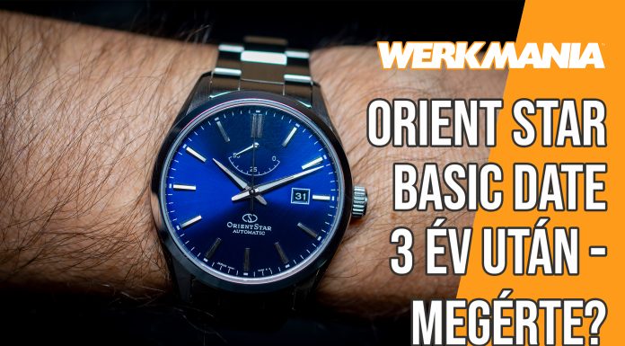 Orient Star Basic Date tartós teszt 3 év után – megérte? Orient Star Basic Date