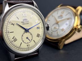 Orient Bambino 38mm small second, avagy a Bambino egy kis csavarral Orient Bambino 38mm small second