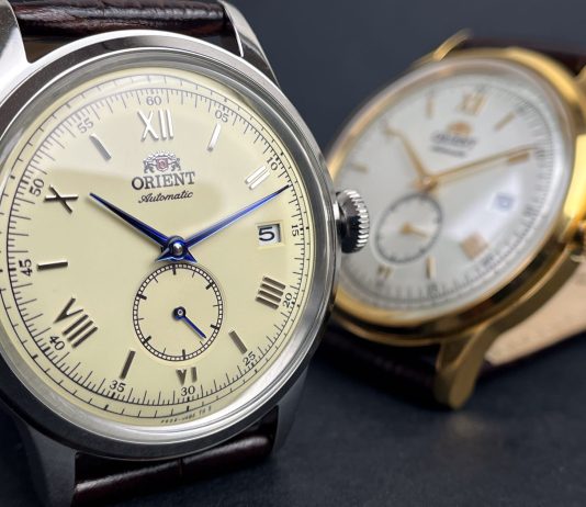 Orient Bambino 38mm small second, avagy a Bambino egy kis csavarral Orient Bambino 38mm small second