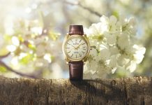 Grand Seiko SBGH376: sárga arany tok, lehelletnyi zöld számlap