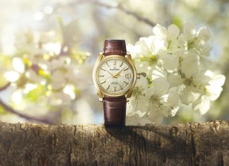 Grand Seiko SBGH376: sárga arany tok, lehelletnyi zöld számlap Órák, tesztek, hírek