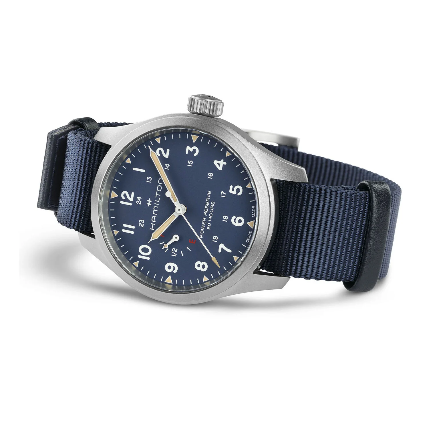 Hamilton Khaki Field Power Reserve 40mm zöld számlappal