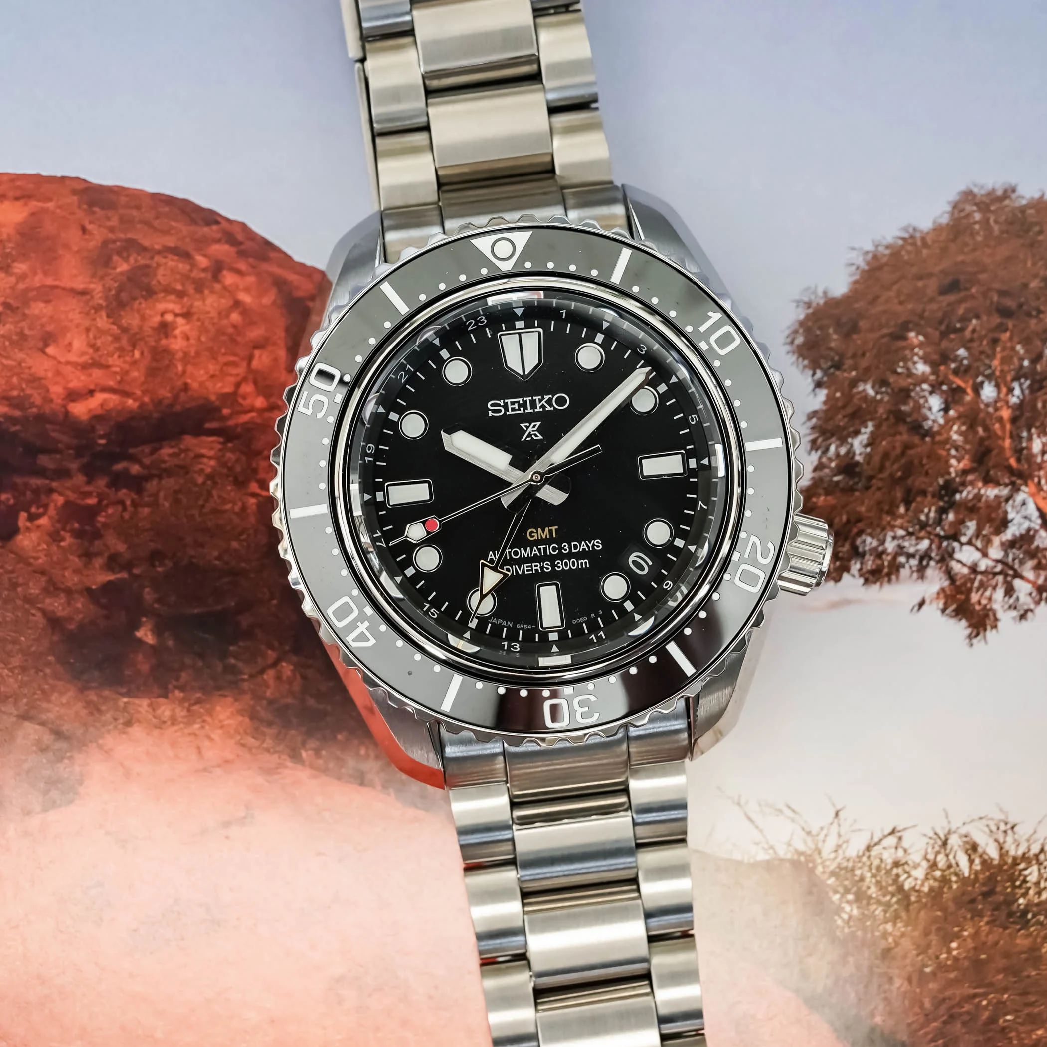 Seiko Prospex 1968 Heritage Diver GMT részletfotó