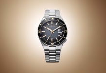 Citizen Tsuyosa Shore Time Slip Limited Edition: fekete-arany új kiadás