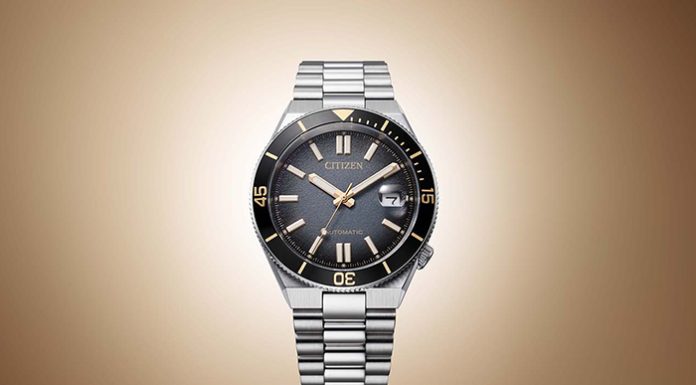 Citizen Tsuyosa Shore Time Slip Limited Edition: fekete-arany új kiadás