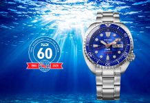 Seiko Prospex HBB002 a PADI 60. évfordulójára