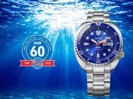Seiko Prospex HBB002 a PADI 60. évfordulójára