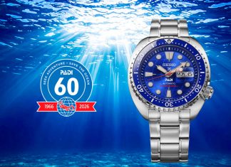 Seiko Prospex HBB002 a PADI 60. évfordulójára Órák, tesztek, hírek