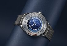 Ming 57.05 Comet: worldtimer a nyári időszámításra szabott lünettával