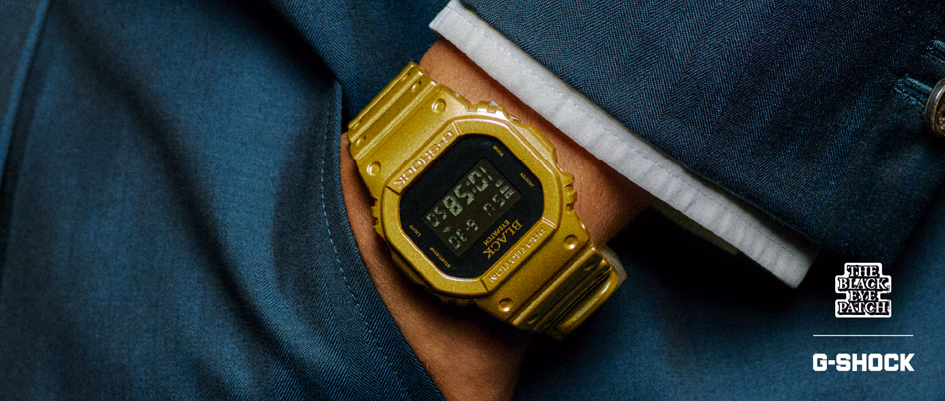 Fekete-arany DW-5600: a G-Shock és a BlackEyePatch újra összeáll
