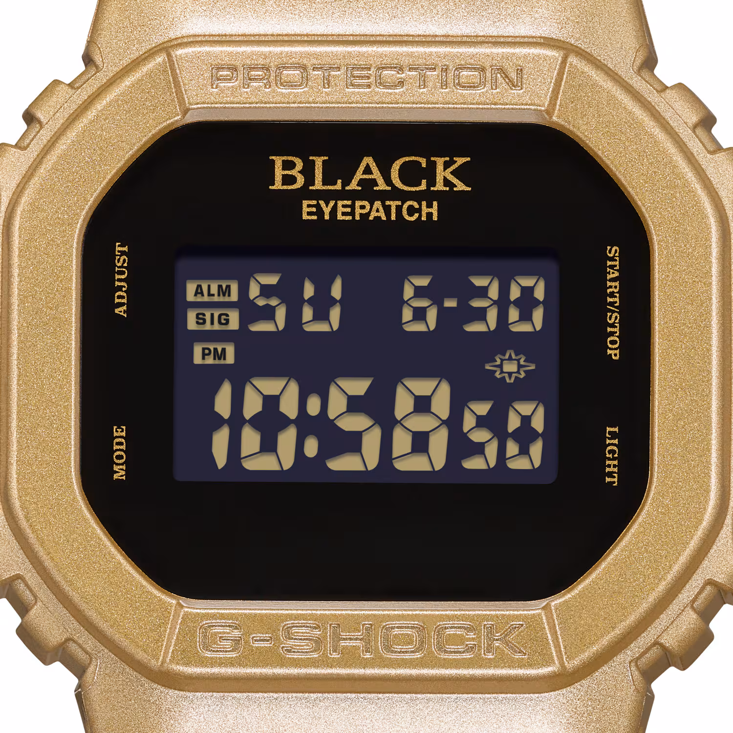 G-Shock x BlackEyePatch DW-5600BEP-9 – hivatalos termékkép