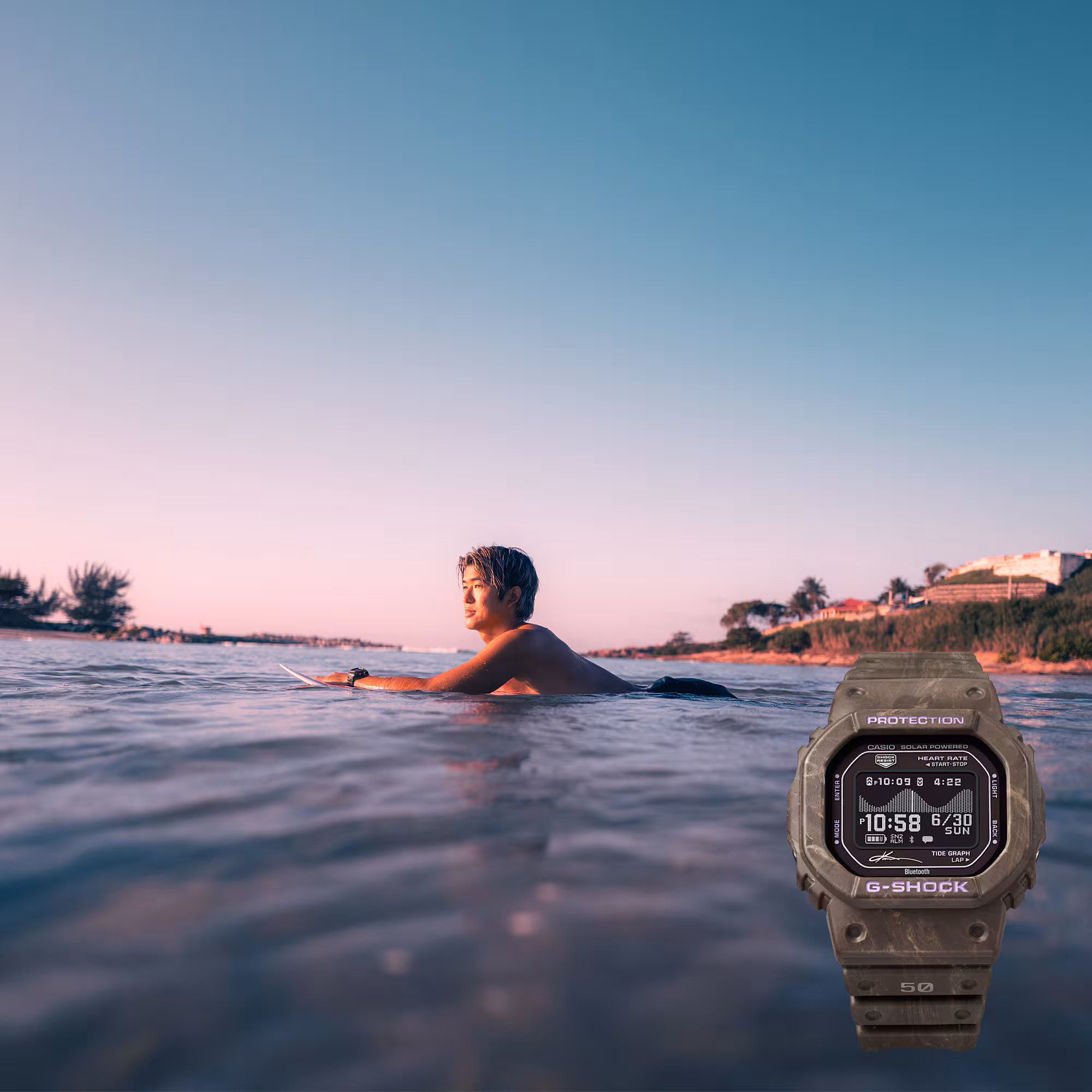 G-SHOCK és Kanoa Igarashi: itt a GBX-H5600KI-5, a portugál partok ihlette szörfös óra