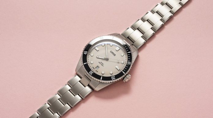 Oris Divers Date: a Sixty-65 karaktere modernebb búvárórás köntösben Oris Divers Date 01 733 7795 4051-Set hangulatkép