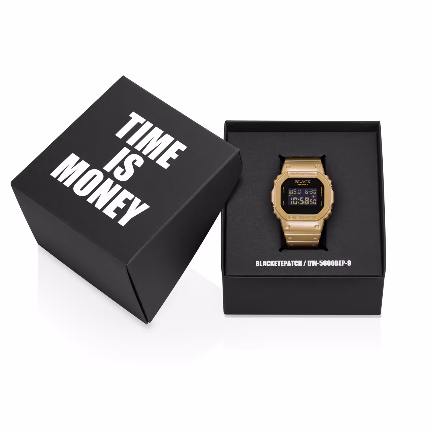 Fekete-arany DW-5600: a G-Shock és a BlackEyePatch újra összeáll