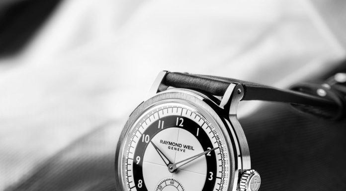 Raymond Weil Millesime Small Seconds Tuxedo Dial: fekete-fehér dresswatch acélba zárt automatával