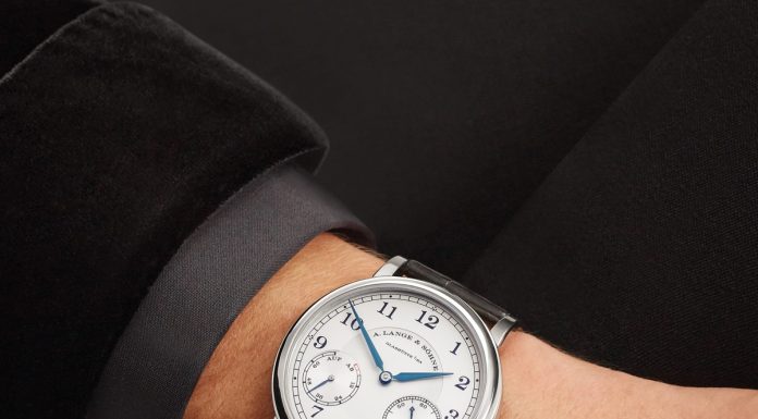 Kisebb tokban érkezik az A. Lange & Söhne 1815 Up/Down két limitált kiadása Wrist view of the 1815 UP/DOWN reference 234.026