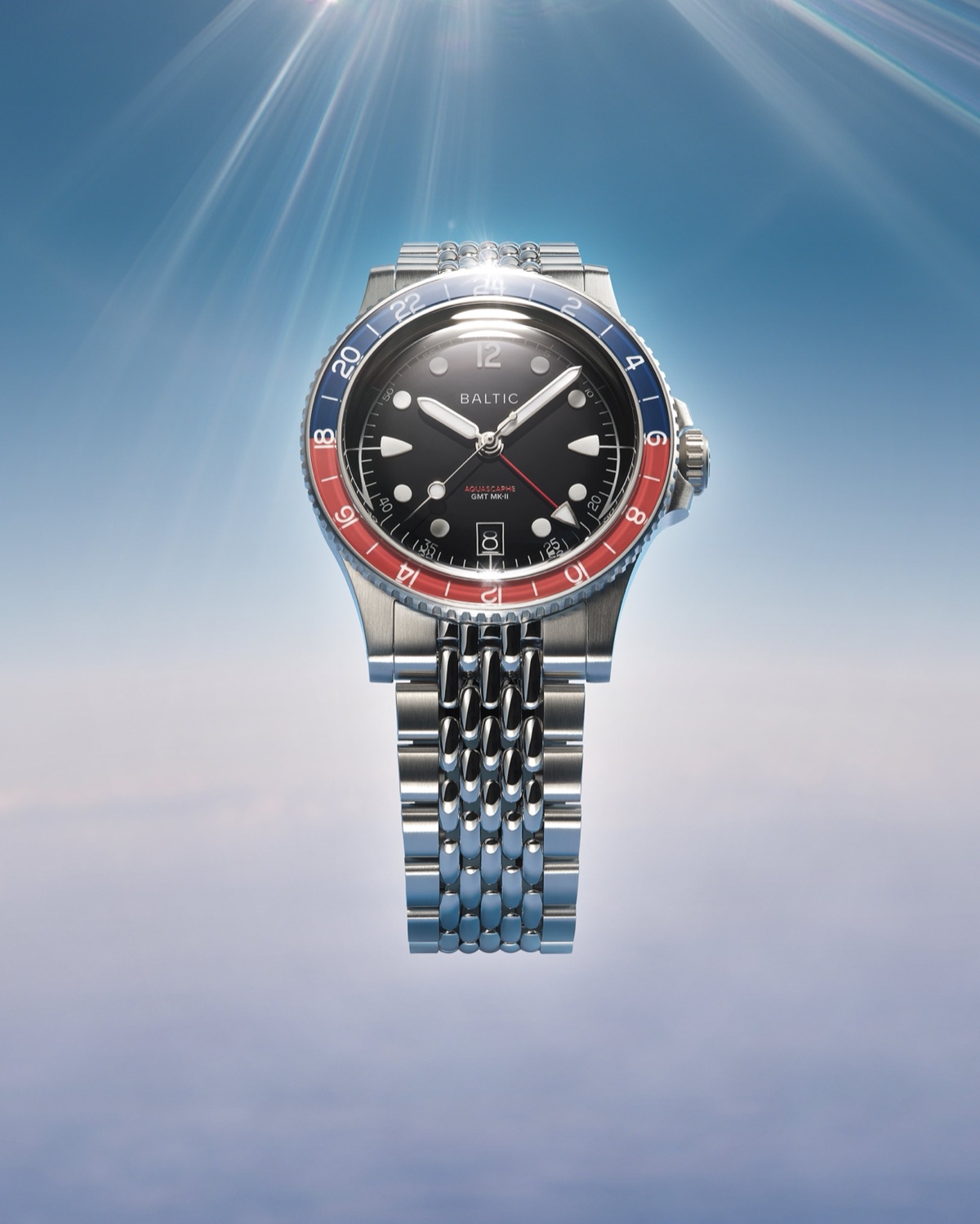 Aquascaphe GMT MK-II Red | Baltic Watches