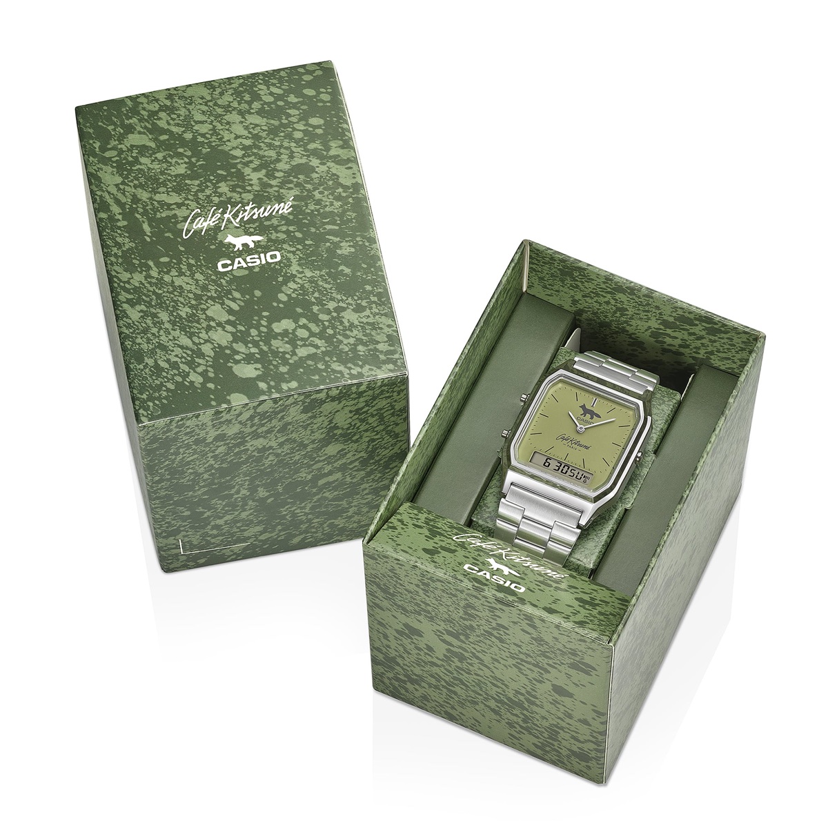 CASIO VINTAGE × Café Kitsuné全新聯名登場 抹茶綠融合日法美學打造低調洗鍊的腕間風格