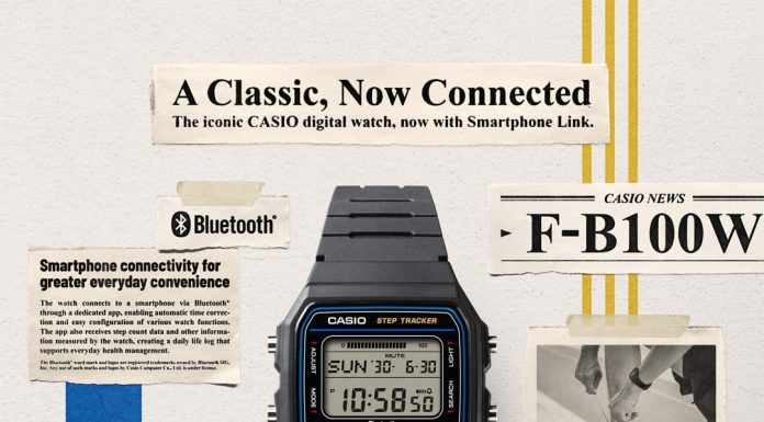 CASIO F-B100W: az F-91W visszatér, most Bluetooth-tal és lépésszámlálóval CASIO F-B100W F-B100W-1A F-B100W-1B F-B100W-3A F-91W CASIO全新F-B100W系列輕巧亮相 經典復古數位設計注入現代科技靈魂