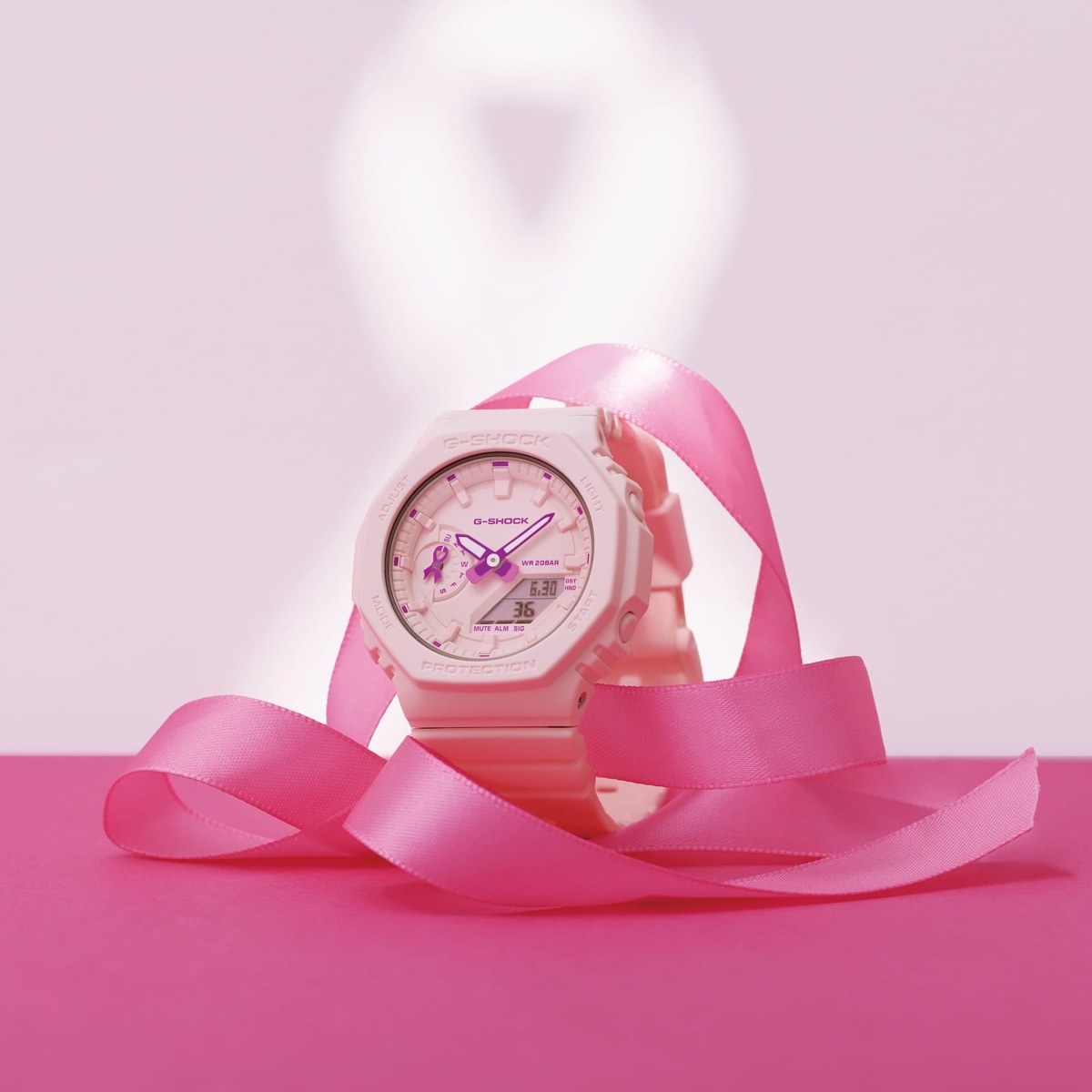 G-SHOCK GMA-S2100PR-4A: Pink October limitált kiadás G-SHOCK再度響應乳癌防治!粉紅絲帶化身腕間力量 攜手台灣乳癌防治基金會傳遞支持