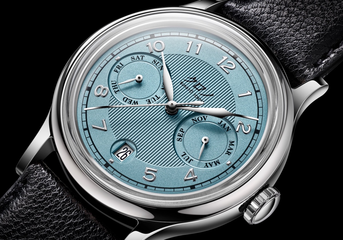 A Kurono Tokyo kék számlappal tér vissza a Calendrier-hez, de csak nagyon keveseknek jut belőle Introducing – The Kurono Tokyo Calendrier “Small Batch Release” in Saxe Blue
