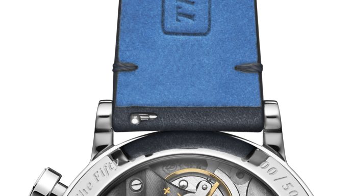 Raymond Weil Millesime „The Fifty”: jubileumi kronográf egy felújított Valjoux szerkezettel Millesime 'The Fifty' Bi-Compax Chronograph Silver Sector Dial Watch, 37 mm