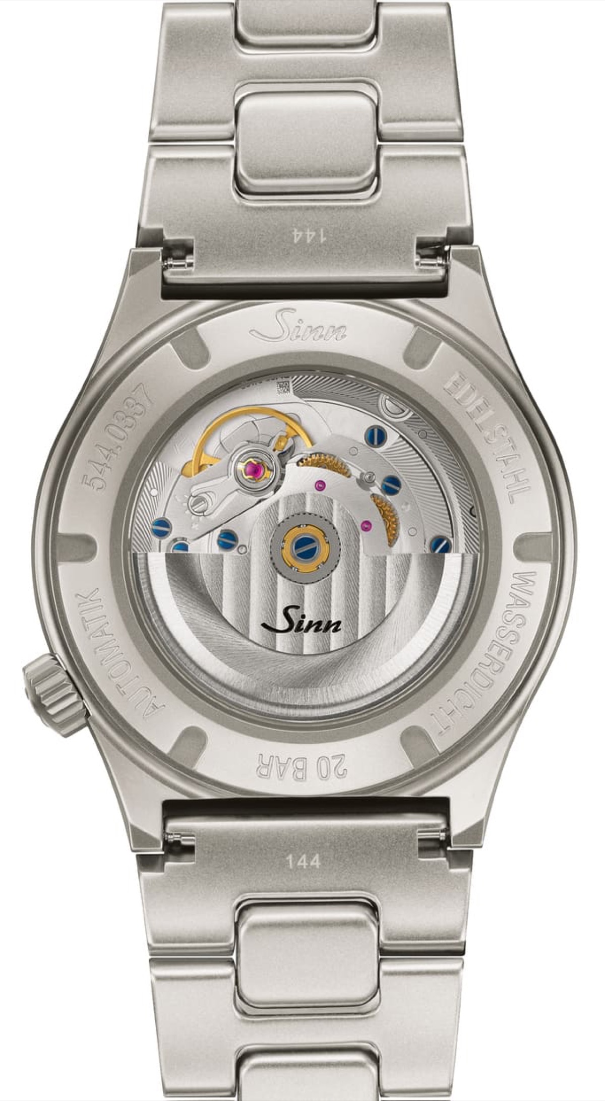 Sinn 544 RS zafír hátlap és SW 200-2 szerkezet