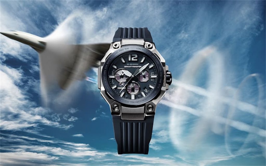 G-SHOCK GRAVITYMASTER GWR-B3000: új repülős modell TOUGH MVT.2 szerkezettel Casio G-SHOCK GRAVITYMASTER GWR-B3000 repülőgépes gyári sajtófotó
