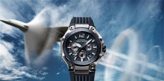 G-SHOCK GRAVITYMASTER GWR-B3000: új repülős modell TOUGH MVT.2 szerkezettel Casio G-SHOCK GRAVITYMASTER GWR-B3000 repülőgépes gyári sajtófotó