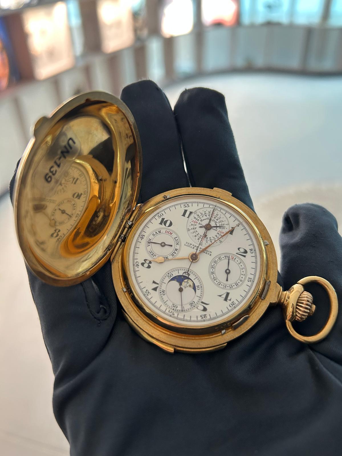 Ulysse Nardin Grande Complication zsebóra, 1927 – az ellopott múzeumi darab