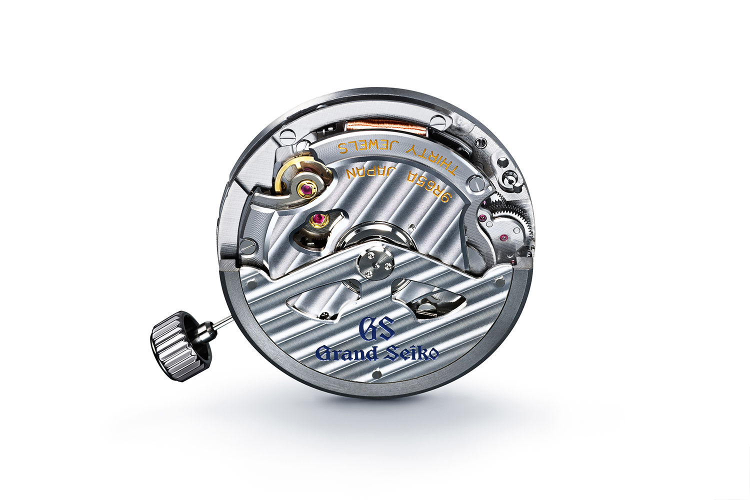 Grand Seiko SBGA211 Snowflake: A titán, a Spring Drive és a Hotaka-hegység hava A Grand Seiko 9R65 Spring Drive szerkezet a hátoldal felől