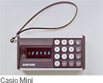 Casio Mini zsebszámológép 1972-ből