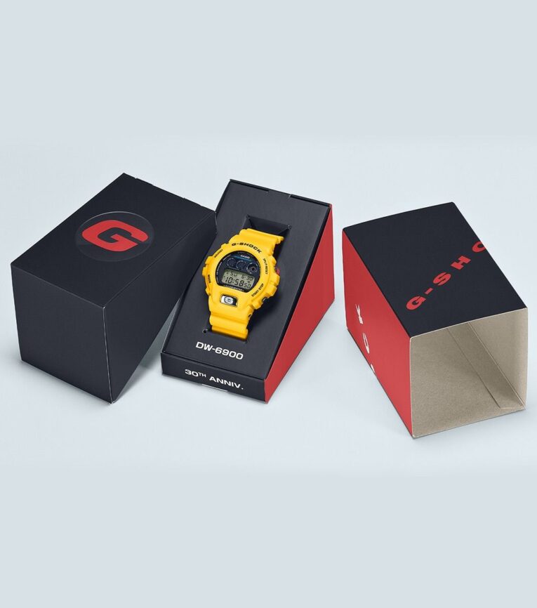 A G-Shock DW-6900TR-9 évfordulós doboza