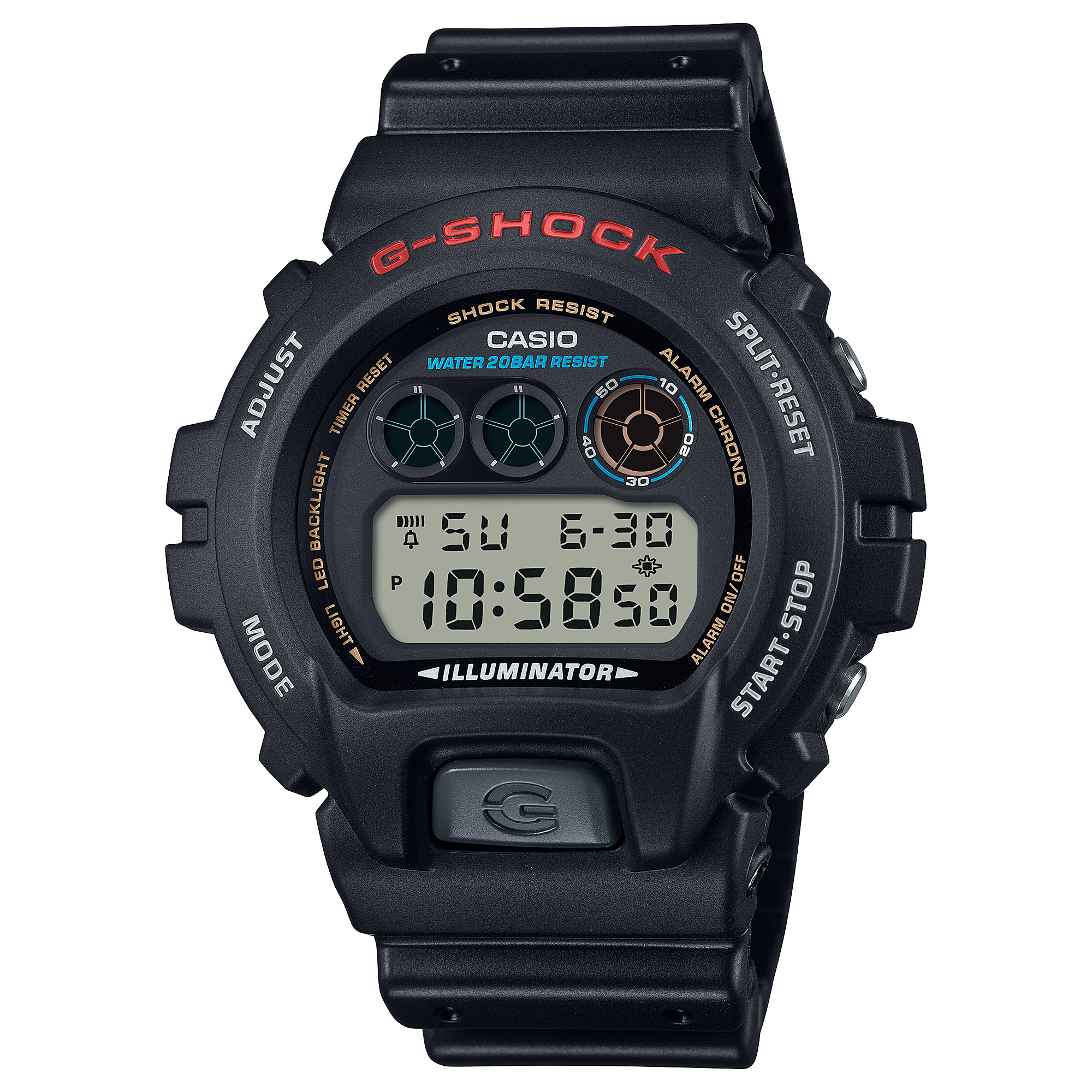Fekete G-Shock DW-6900U-1 termékfotó