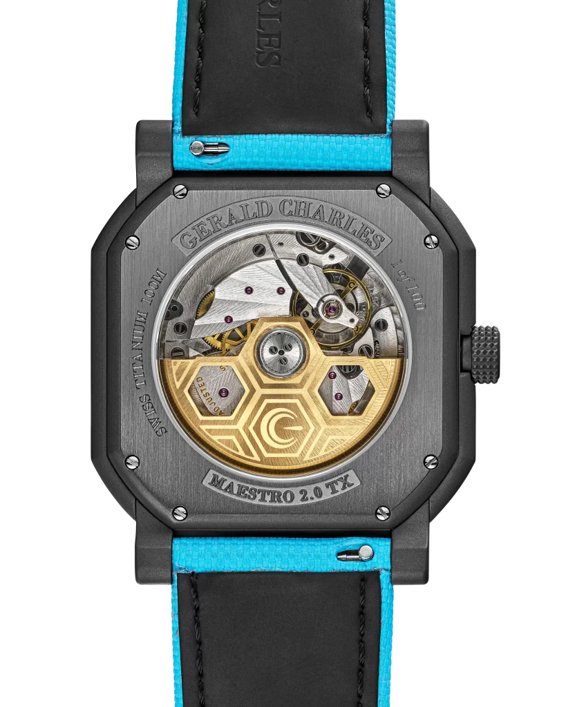 Gerald Charles Maestro GC Sport Tennis Turquoise: türkiz számlap a mosolygó titántokban Gerald Charles Maestro GC Sport Tennis Turquoise: türkiz számlap a mosolygó titántokban