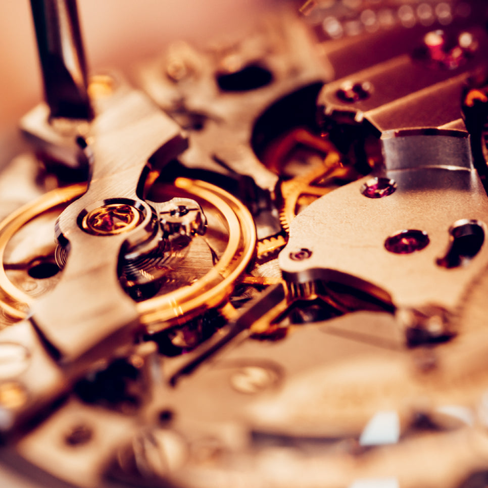 Mechanikus Grand Seiko szerkezet közelről