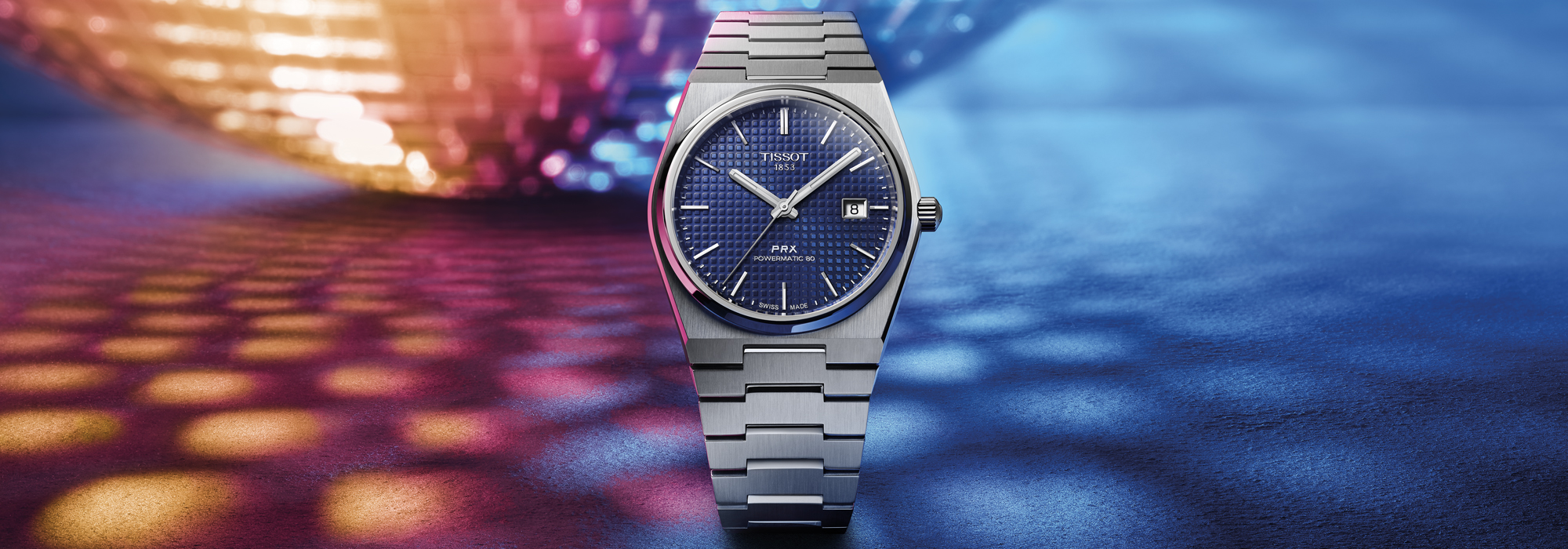Tissot PRX Powermatic 80 integrált fémszíjjal