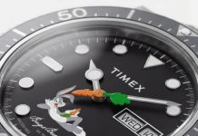 Bolondos dallamok a csuklón – öt új Looney Tunes x Timex óra A Looney Tunes x Timex M79 Automatic Signature Edition (TW2Y99200) Tapsi Hapsis számlappal, kampányfotó