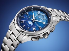 Citizen ATTESA EVER SINCE Limited Edition: téli reggel a számlapon, holdfázissal Citizen ATTESA EVER SINCE Limited Edition óra téli reggelt idéző számlappal