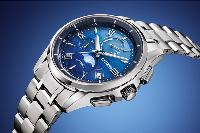 Citizen ATTESA EVER SINCE Limited Edition: téli reggel a számlapon, holdfázissal