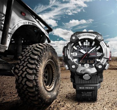G-Shock Mudmaster GG-B100XM: acél lünettát kapott a sár ura Casio G-SHOCK Mudmaster GG-B100XM-1A kovácsolt acél lünettával