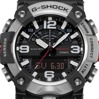 G-Shock Mudmaster GG-B100XM: acél lünettát kapott a sár ura Casio G-Shock Mudmaster GG-B100XM-1A termékfotó