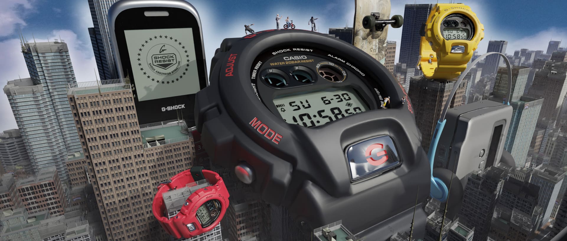 G-Shock DW-6900TR évfordulós modellek a 6900-as sorozat 30. születésnapjára
