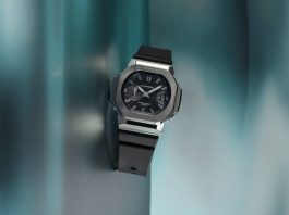 Az első G-SHOCK öröksége analóg számlapon: itt a GMC-2500 és a GAC-2500 Casio G-SHOCK GMC-2500D-1A2 analóg karóra termékfotója